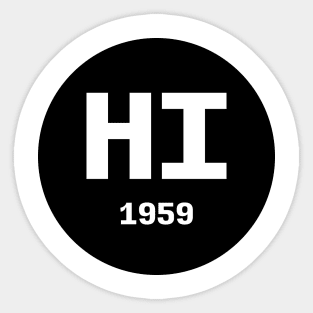 Hawaii | HI 1959 Sticker